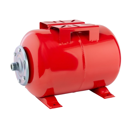 Гідроакумулятор 24л горизонтальний сталь Wetron Житомир - фото 1