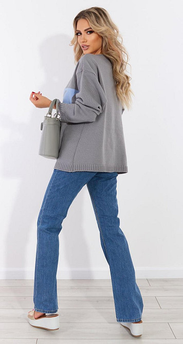 Красивый свитер ОВЕРСАЙЗ (42-46) Киев - изображение 3