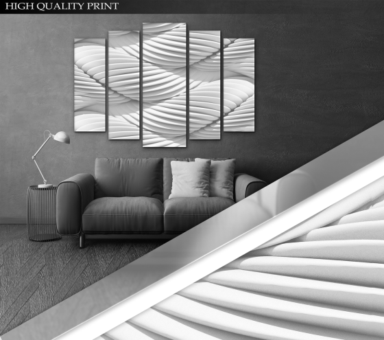 Модульна картина Абстракція Art-320_5 ( 80х118см ) Київ