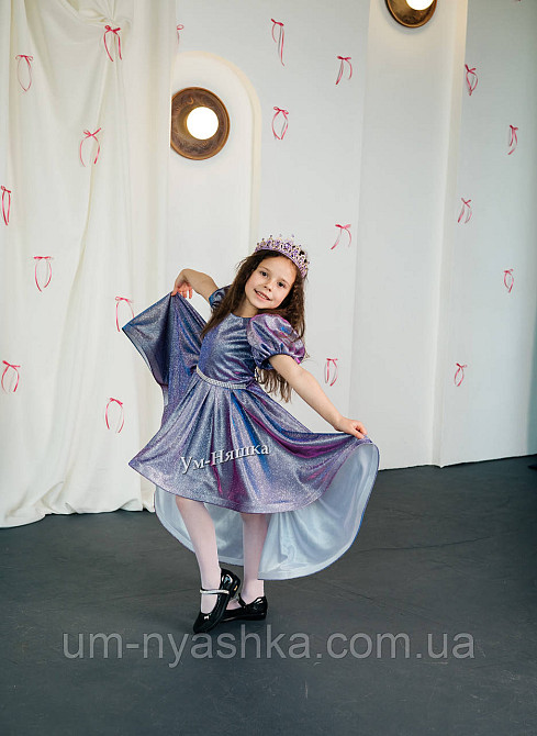 Платье звездочки Пышное удлиненное блестящее платье люрекс Кривой Рог - изображение 3