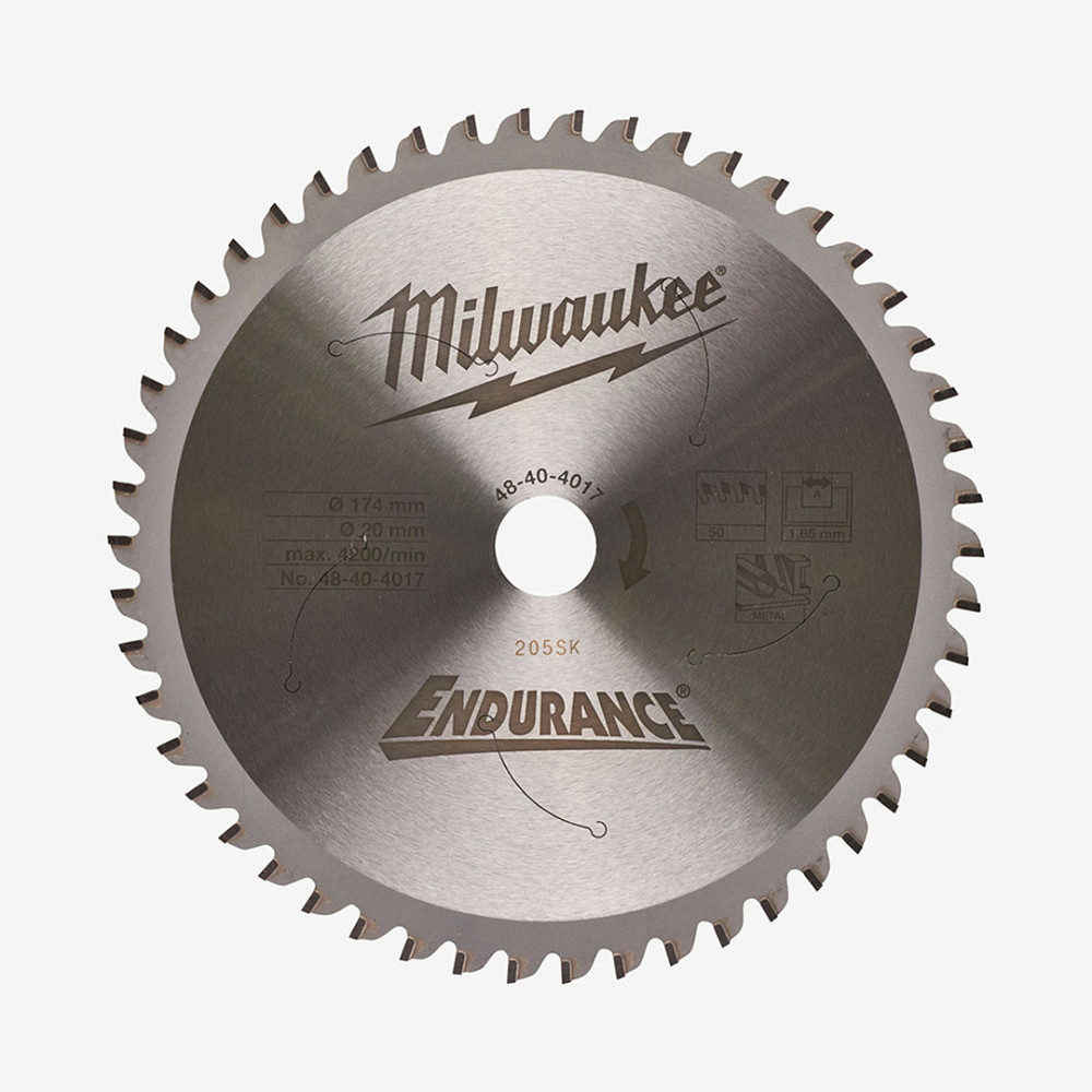Диск пиляльний по металу MILWAUKEE, Ø174x20мм, 50 зуб. Одеса - фото 1