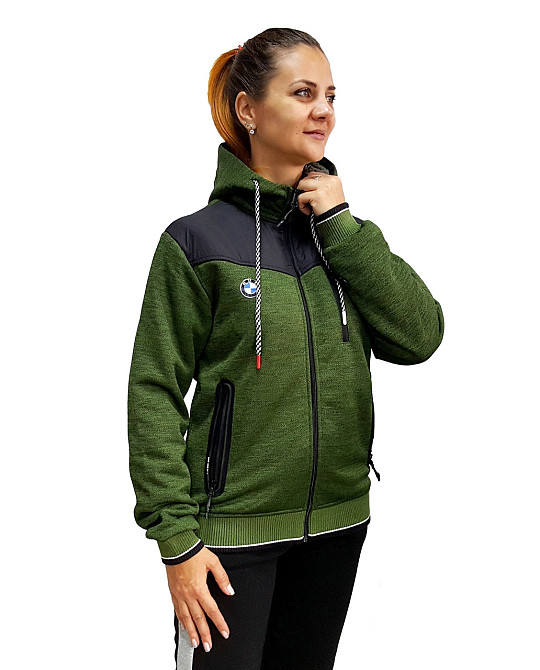 Женская трикотажная куртка-кофта на меху Puma Thumbnail 1 of BMW ,оригинал Киев - изображение 1