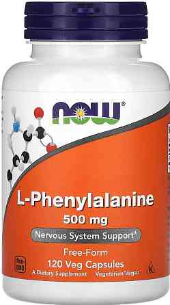 L-фенилаланин Now Foods L-Phenylalanine 500mg 120 vcaps Киев