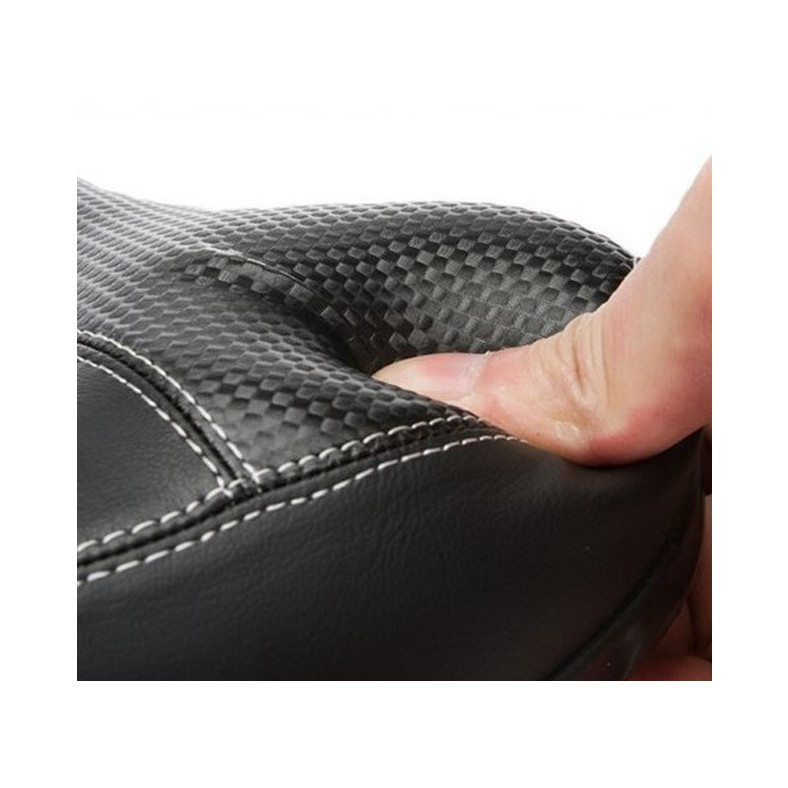 Седло для велосипеда на пружинах мягкое амортизирующее Черное 260*210 мм Бровары - изображение 4