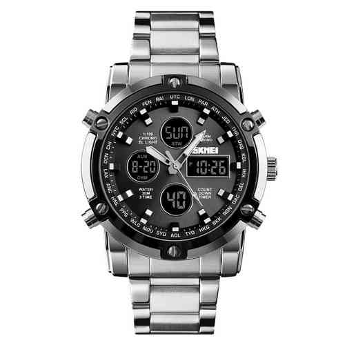 Skmei 1389SIBK Silver-Black-Black SBR Київ