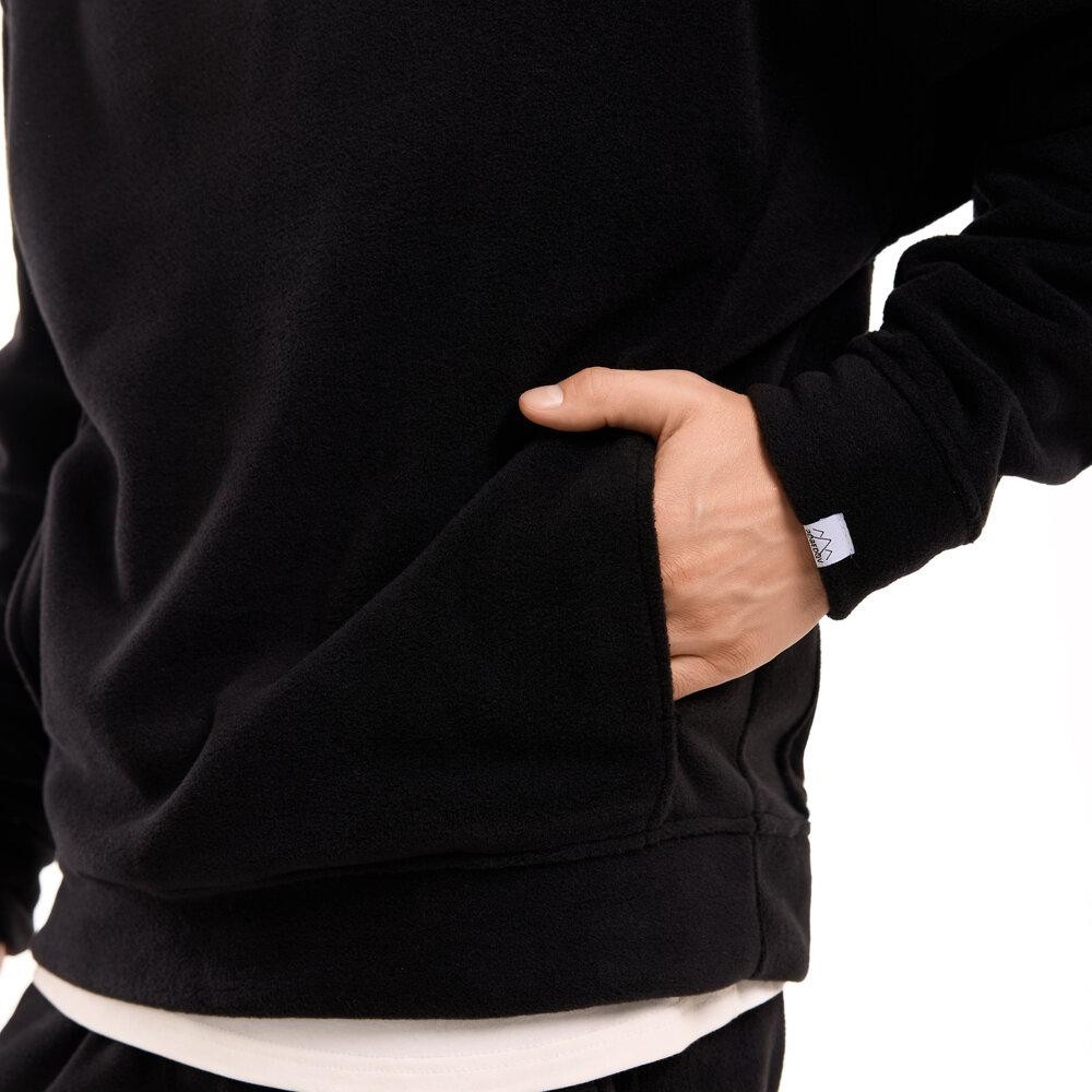 Флисовый зимний мужской костюм Pobedov Mariot. Черный мужской флисовый костюм Киев - изображение 6