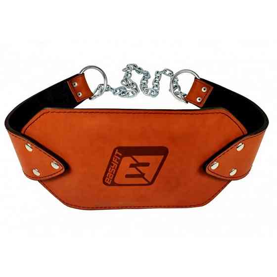 Пояс для обтяжень EasyFit EF-DBC-200-BR шкіра, до 200 кг, коричневий Вінниця