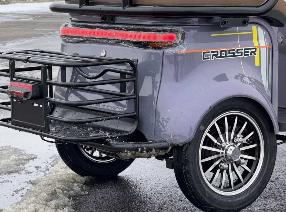 Електроскутер 3-х колесный  кришой CROSSER TR-7 1000W-72V-24Ah Дощовик. Харків - фото 2