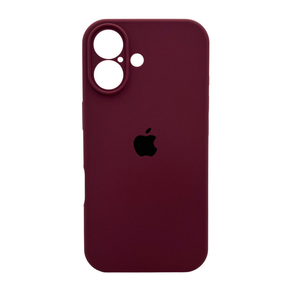 Чохол для смартфона Silicone Full Case AA Camera Protect for Apple iPhone 17 35,Maroon Київ - фото 1