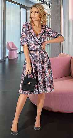 Красивое платье с шалевым воротничком (42) Киев