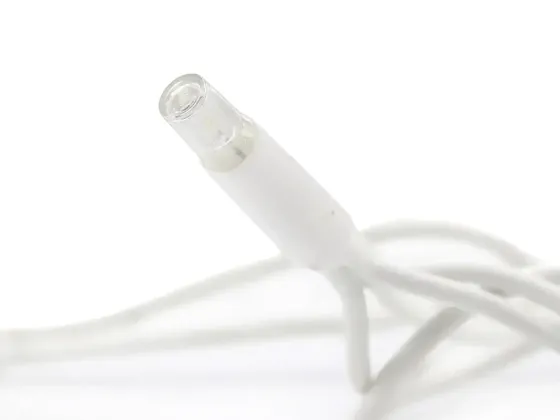 Гирлянда уличная 3,3мм белый провод 10м мерцающая лампа 100LED (белый) L Lux LINE-3.3-100-W-1 Одесса