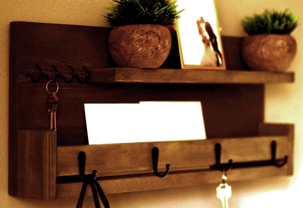 Ключниця дерев'яна "Скархольт 45" капучино Миколаїв - фото 1