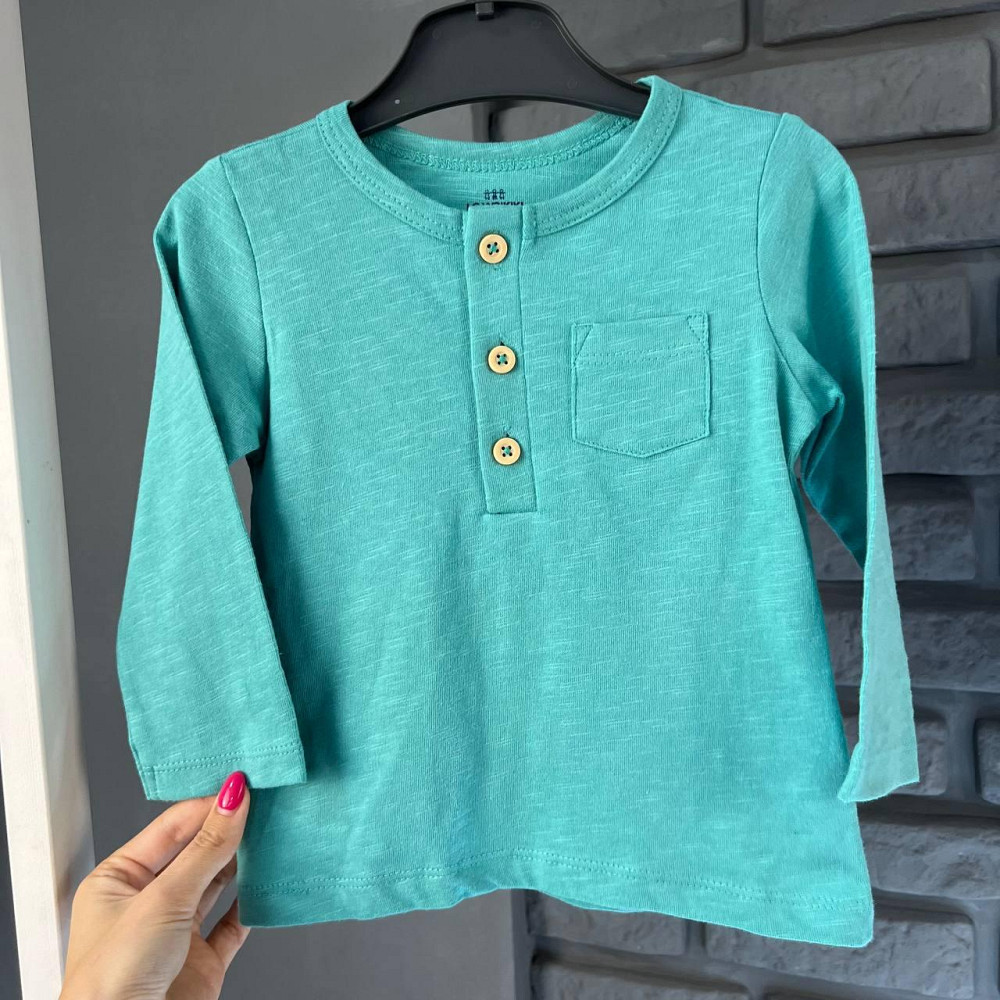 Дитяча Літня Кофта з Ґудзиками для Хлопчика LC Waikiki Зелена 18-24 міс (86-92см) пакунок малюка Киев - изображение 4