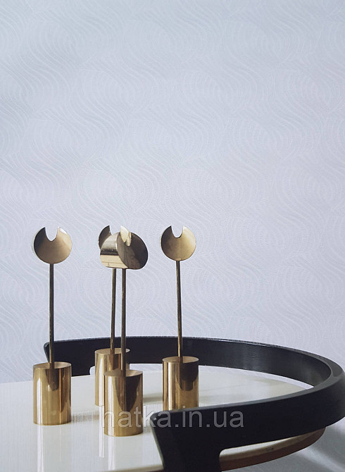 Шовілові на флізеліні Grandeco Illusion метрові блакитні хвилі Київ - фото 1