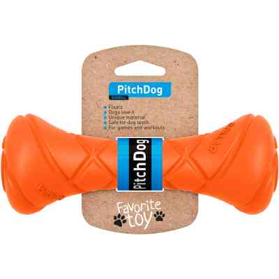 Іграшка для собак Collar PitchDog гантель для апорту 19 см жовтогаряча (62394) Вінниця