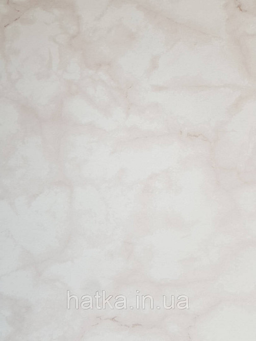 Обои виниловые на флизелине Marburg 31802 New modern под мрамор розовый на белом фоне Киев - изображение 1