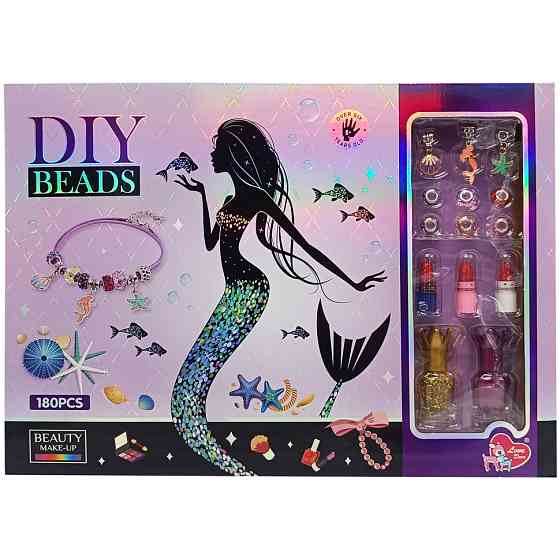 Набір бісеру для виготовлення креативних аксесуарів "Русалонька" LD6032 Вінниця