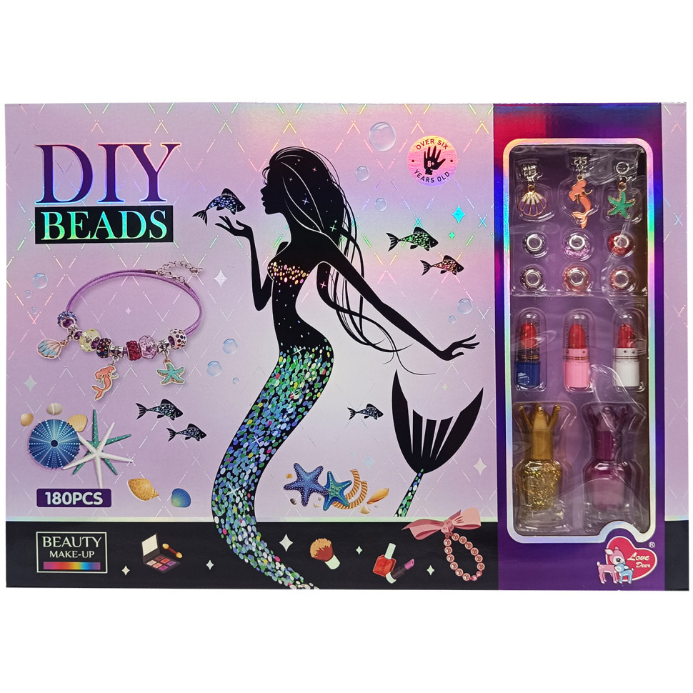 Набір бісеру для виготовлення креативних аксесуарів "Русалонька" LD6032 Вінниця - фото 1