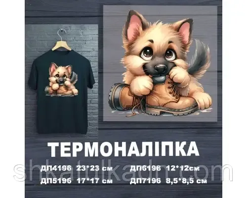 Термоналіпка (наклейка ) для перенесення на одяг (не під вишивку) Дніпро