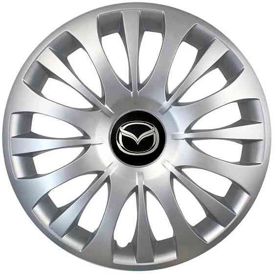 Автомобильные модельные колпаки R15 Mazda 329 4шт, SJS, серебряные Киев