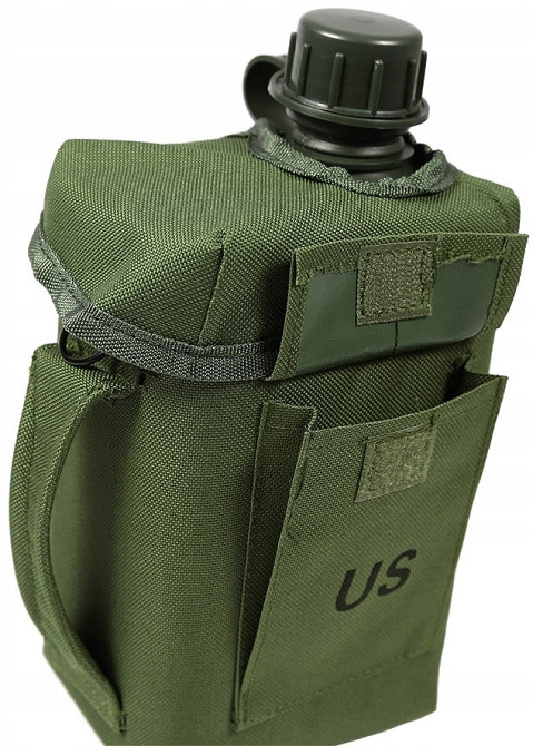 Армейская Фляга с чехлом и ремнем 2 литра Mil-Tec 