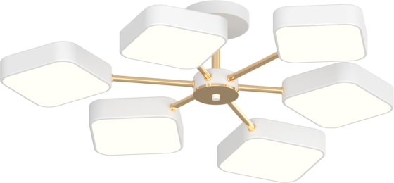 VALESO Люстра VALESO -6 білий+золото Коломия