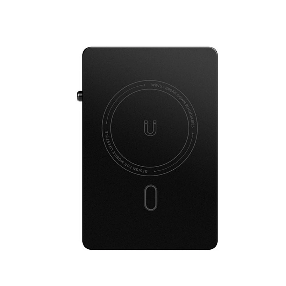 Картхолдер WIWU Warriors Carbon Magsafe Metal Stand Card Holder MW-007 Black Одеса - фото 7