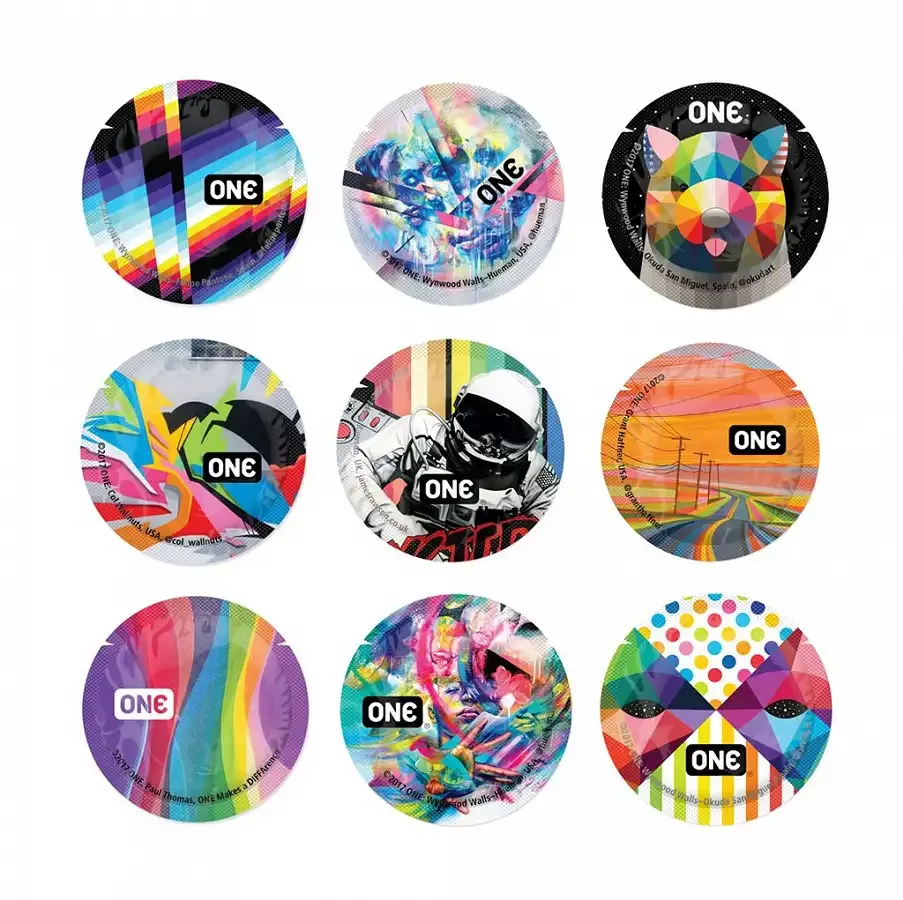 Презерватив ONE Artist Collection 1 шт Львів - фото 1