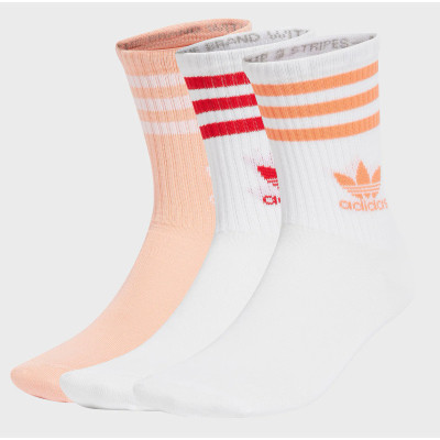 Шкарпетки Adidas Crew Sock 3str JI9472 білий, рожевий, червоний M (40-42) (4067905454716) Вінниця - фото 1