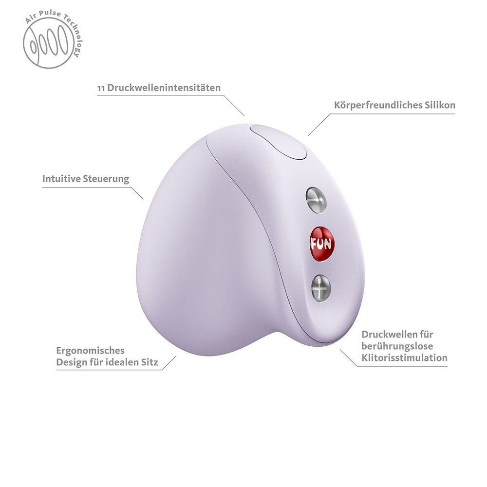 Вакуумний стимулятор Fun Factory MEA Purple, унікальні режими, функція посторгазм Sex Aura Київ - фото 6