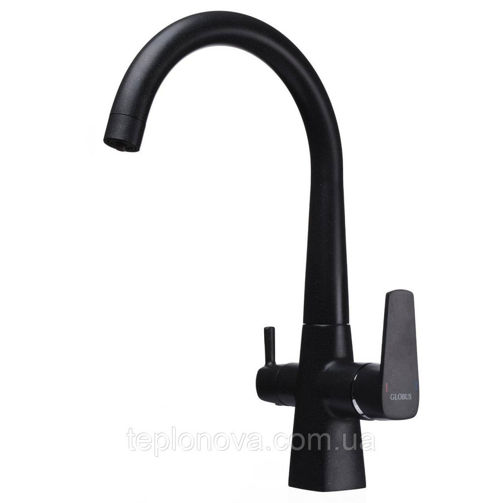 Змішувач для кухні під осмос Globus Lux LAZER GLLR-0999-1-ONIX Чернівці - фото 1