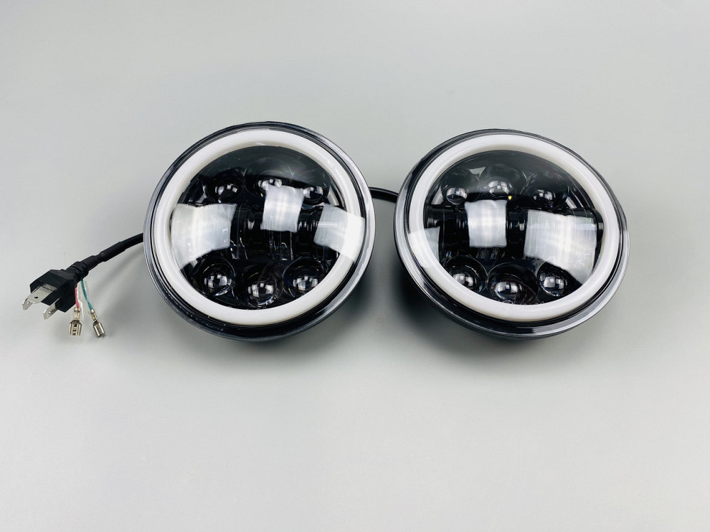 Фара головного світла LED 40W ближній+далекий+ходові вогні кільце 5.75 дюйми авто+мотоцикли Мукачево - фото 4