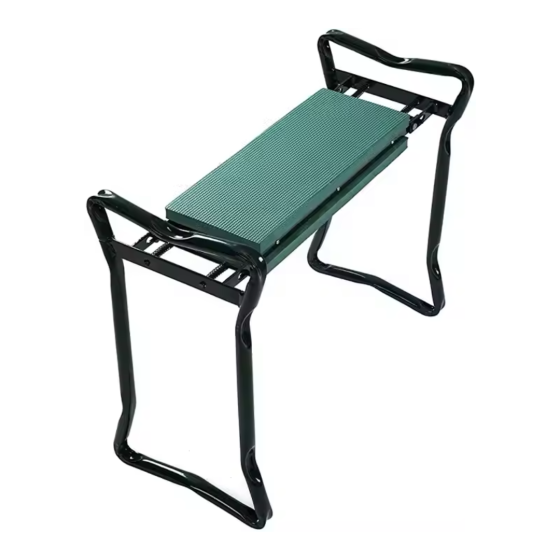 Садова лавка 2в1 табурет і підставка для колін | Складаний садовий табурет | Лавка для колін 60×49×27см Кам'янець-Подільський