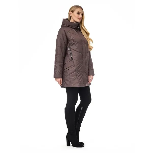 Жіноча подовжена демісезонна куртка.  Весна — осінь. 52-66р Київ - фото 2