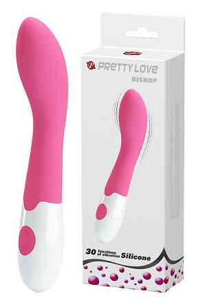 Вибратор для точки G Pretty Love Bishop, розовый Sex Aura Киев