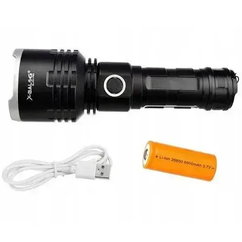 Фонарь X-Balog BL-531-P90 1х26650 8800mah USB/microUSB/ 3хААА R3 функция Power Bank Коломыя