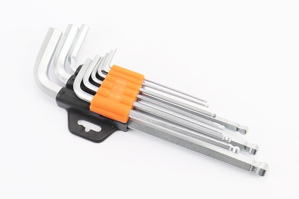 Ключ-набір 9 предметів (шестигранники 1.5,2,2.5,3,4,5,6,8,10мм), KL-9705A Киев - изображение 1