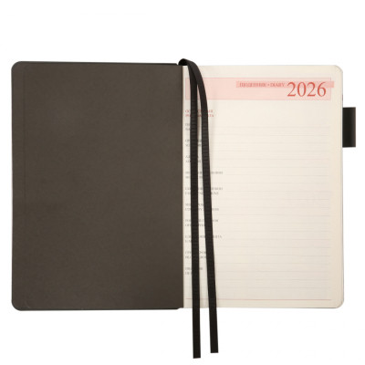 Еженедельник Leo planner А5 датированный 2026 "Binario", мягкий, графит, 368 страниц (252640) Винница - изображение 11