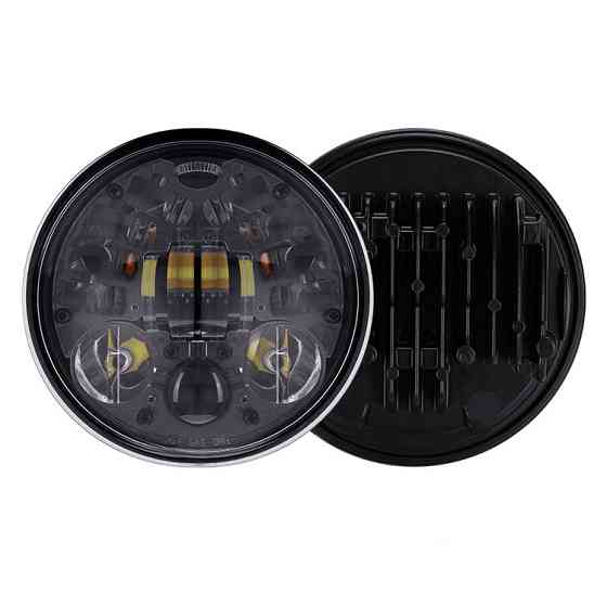 Фара головного света LED 40W (ближний + далекий + DRL) 5.75 дюйма (14.3 х 14.3 х 7.4 см) Мукачево