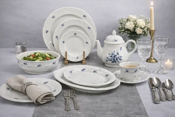 Столовый сервиз на 6 человек 34 предмета DY07 Коломия