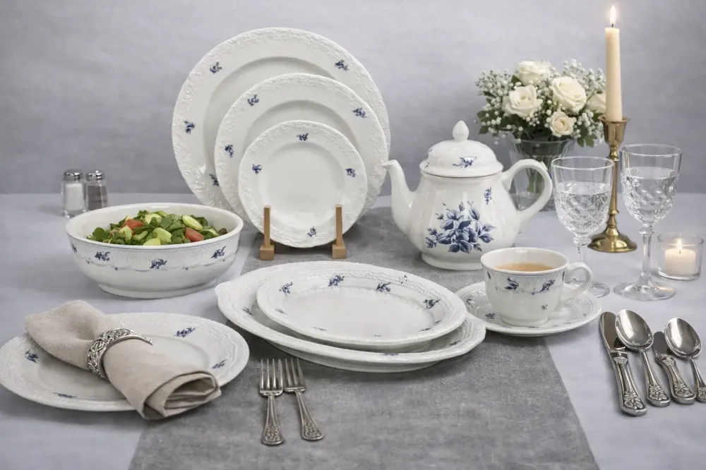 Столовый сервиз на 6 человек 34 предмета DY07 Коломия - фото 1