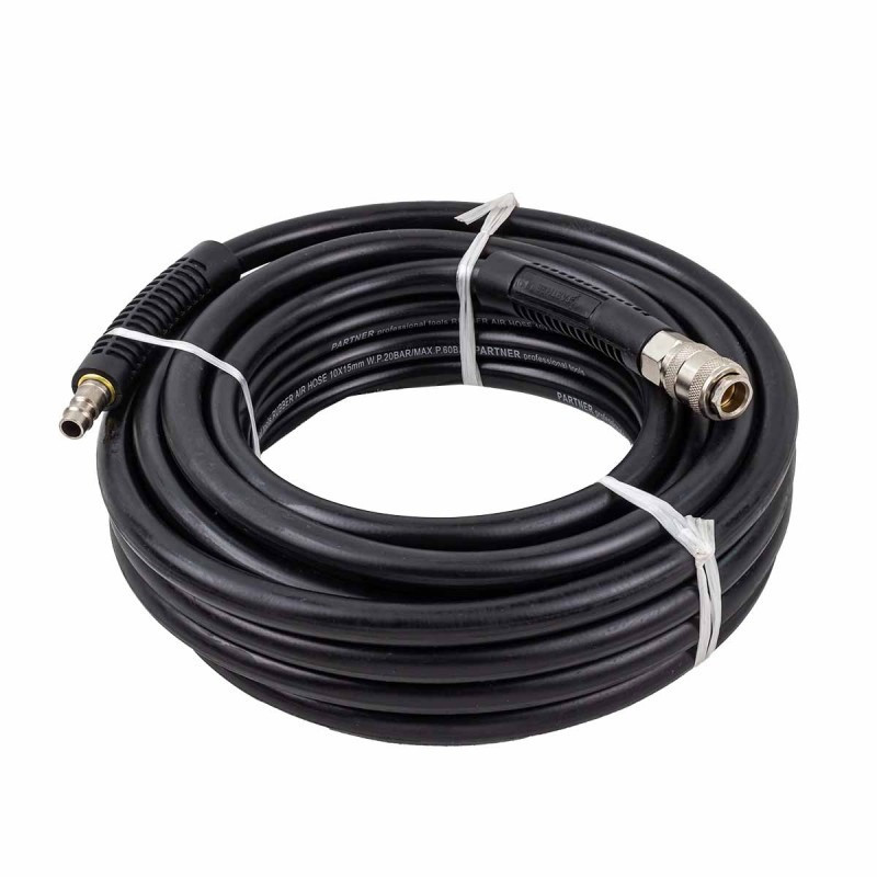 Шланг повітряний гумовий армований із фітингами 10×15 мм, 10 м FORSAGE F-AHC-10/H Одеса - фото 1