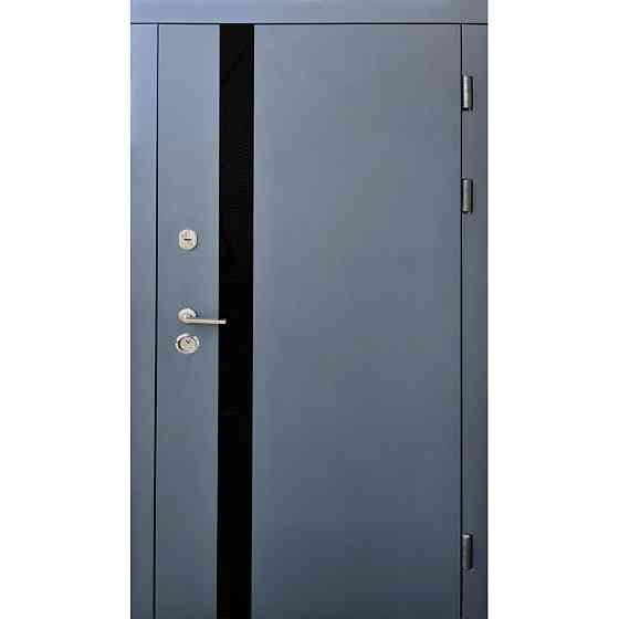 Форт-М Дверь уличная 3х контурная! Модель Трио-Лофт, цвет Графит Киев