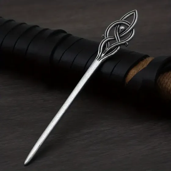 Шпилька для волос с кельтским узором – серебристый металл Киев