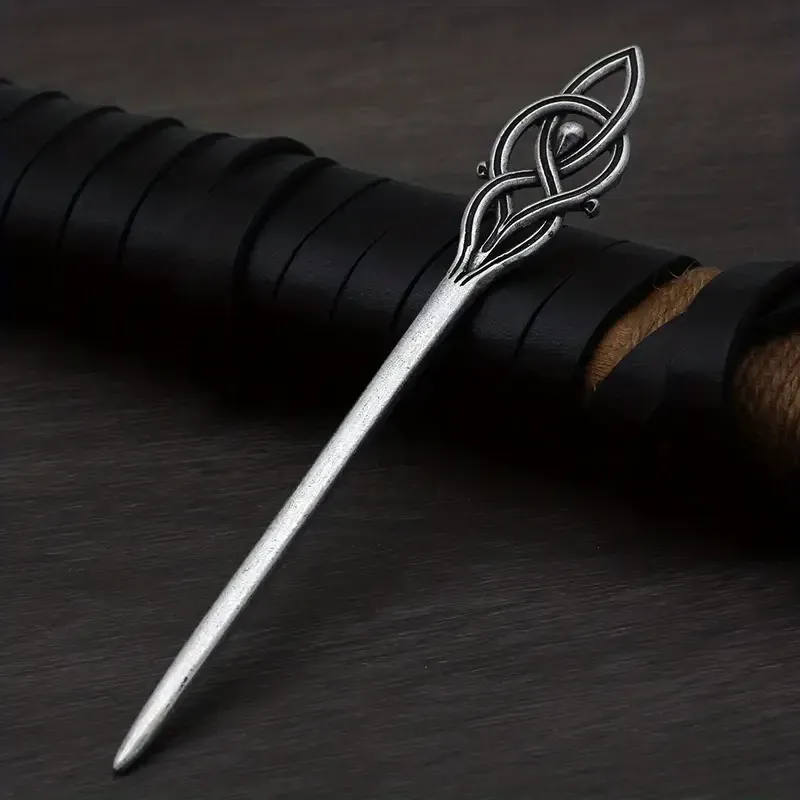 Шпилька для волос с кельтским узором – серебристый металл Киев - изображение 1