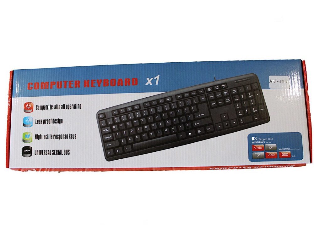 Клавиатура проводная X1 -3486 Днепр - изображение 2