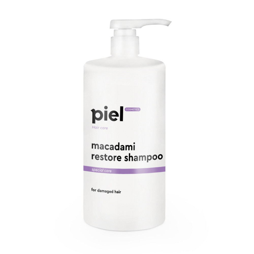 Bосстанавливающий шампунь для поврежденных волос Piel Macadami Restore Shampoo 1000 мл Днепр - изображение 1
