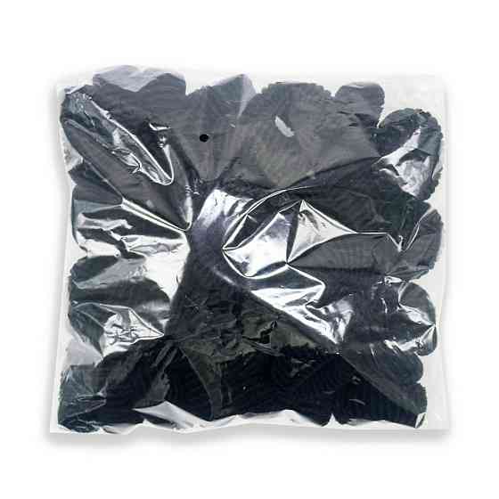 Набір резинок для волосся 0307-1134 чорний, 50 штук в упаковці Вінниця