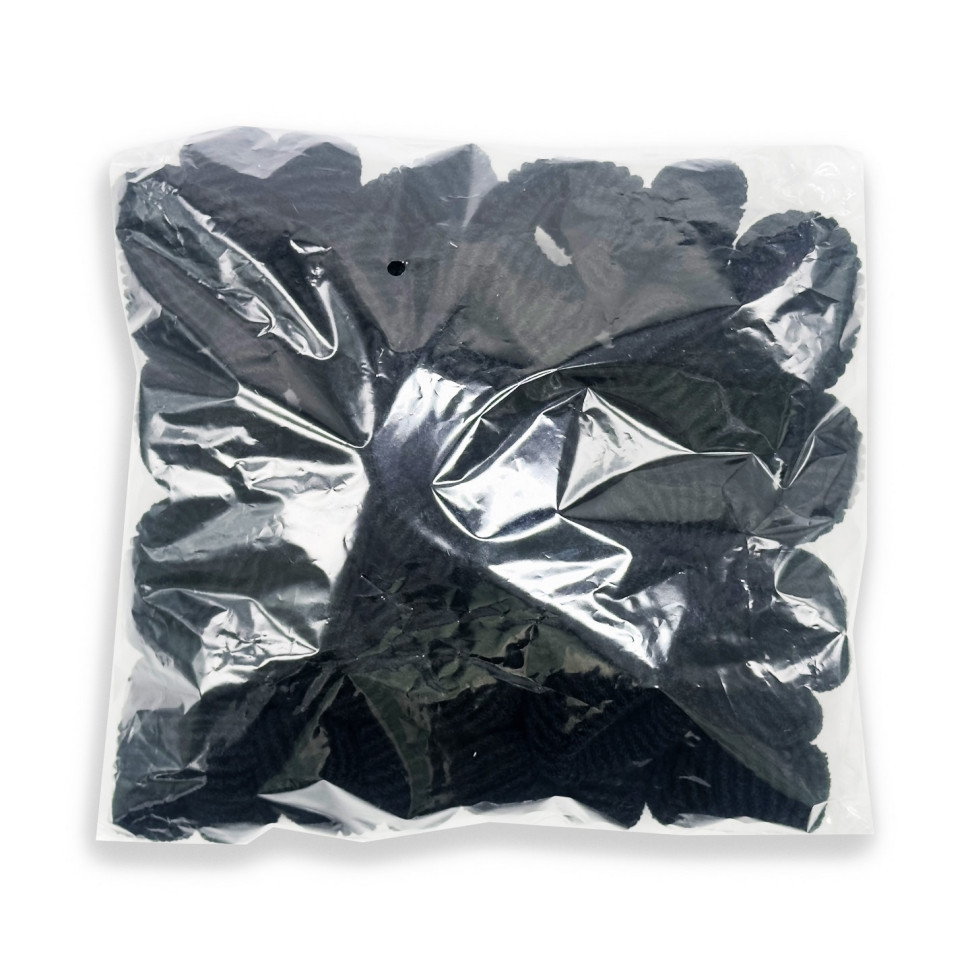 Набір резинок для волосся 0307-1134 чорний, 50 штук в упаковці Вінниця - фото 2