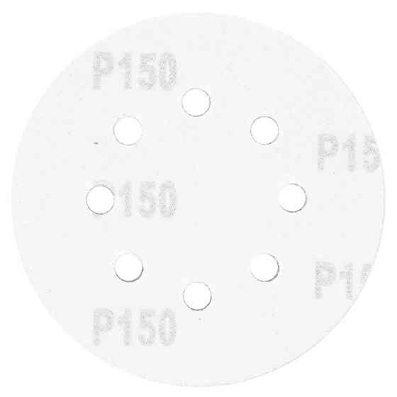 Шлифовальный круг 8 отверстий Ø125мм P150 (10шт) SIGMA (9122681) Киев